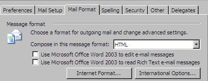 Create an Email Template in Outlook 2003