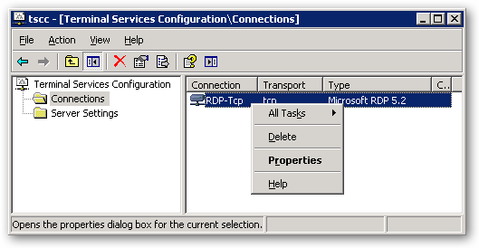 Force Terminal Services Clients to Disconnect when Idle