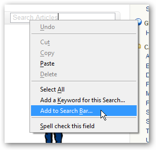 Add Search Forms to the Firefox Search Bar