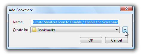 Expand the Add Bookmark Dialog in Firefox by Default