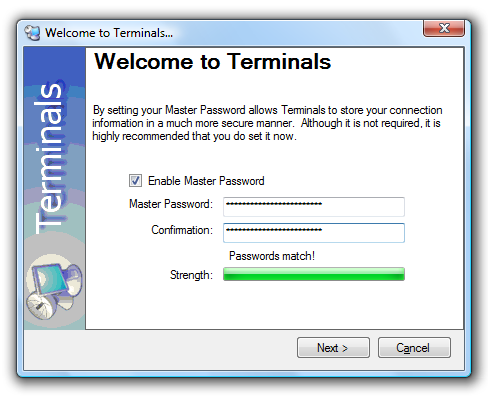 Tabbed Remote Desktop / VNC Client for Windows