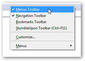 Conserve Space in Firefox by Combining Toolbars