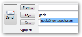 Manage Your Outlook Email Address Auto-Complete List