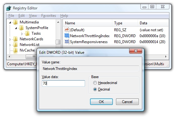 Speed Up Network File Copying While Playing Audio in Windows Vista SP1