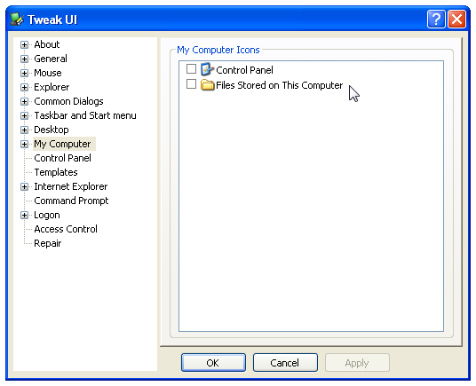 how-to-remove-shared-documents-icon-from-my-computer-in-windows-xp