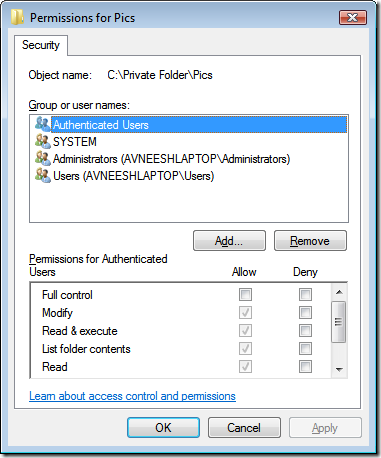 security-permissions