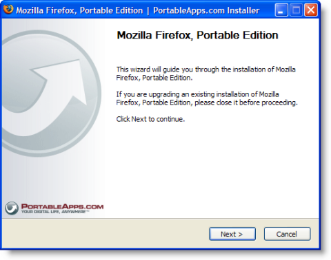 portableapps install firefox