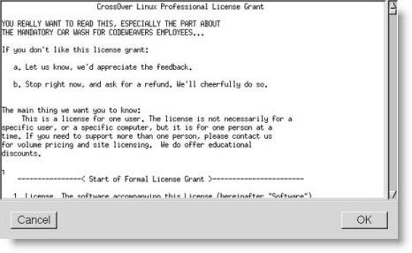 license agreements