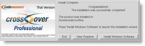 install completed