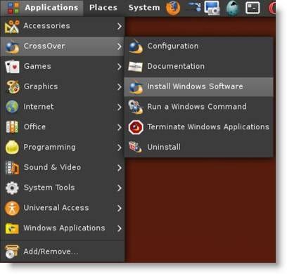 install windows software