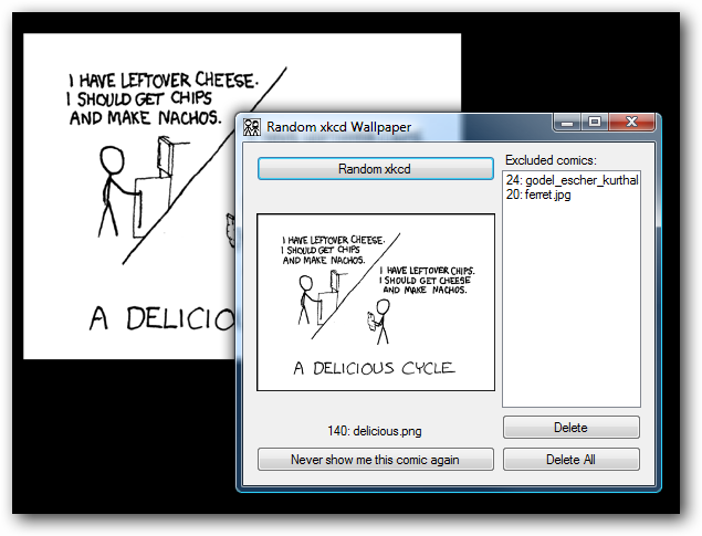 Use a Random XKCD Comic as Your Desktop Wallpaper