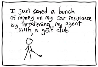 XKCD Geico Golf Club