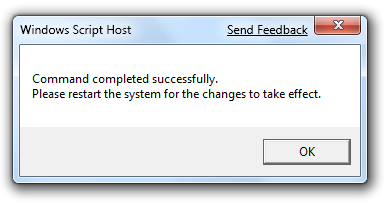 Windows 7 slmgr Success