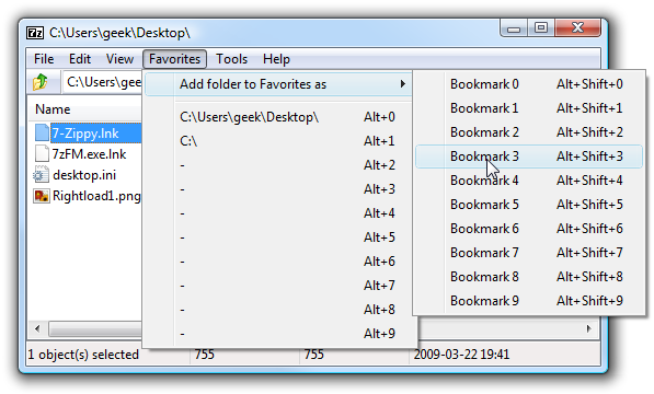 7-Zip Favorites