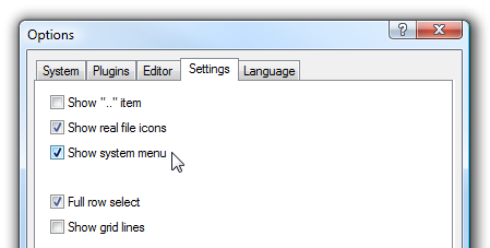 7-Zip Settings