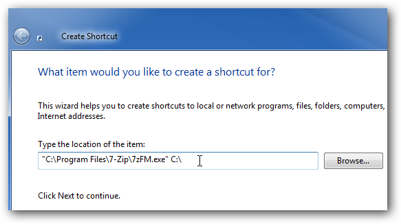 Create Shortcut