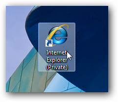 Open IE's Private Browsing Mode The Easy Way