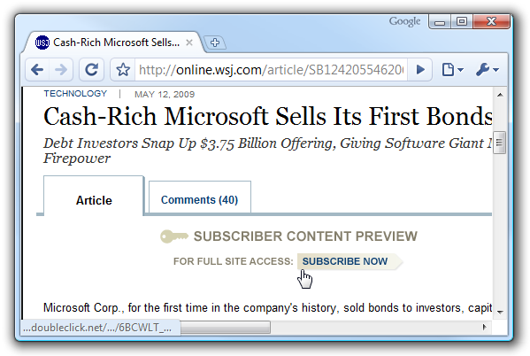Read Wall Street Journal Articles Without Paying a Dime (Legally)