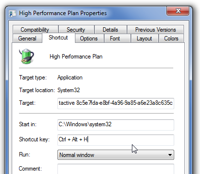 Add Shortcut Key
