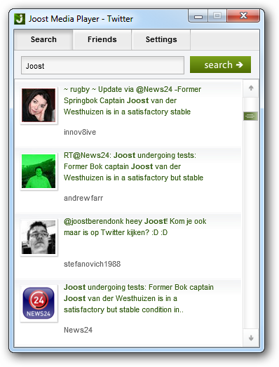 twitter integration