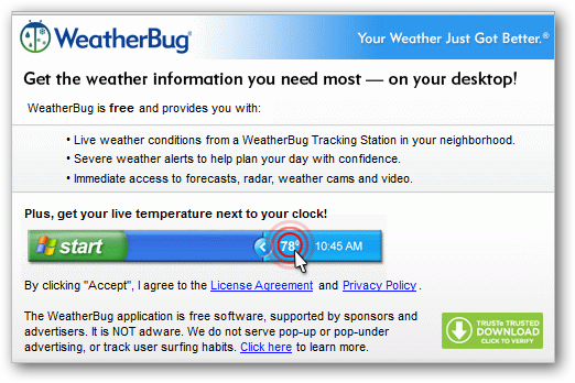 6 weather bug