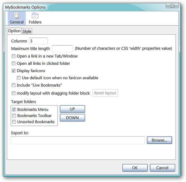 Create a Custom Bookmarks Page in Firefox