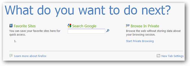 Enjoy a Clean Start Page with New Tab Page