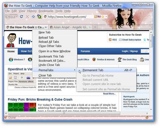 Create Permanent Tabs In Firefox With Permatabs Mod Create Permanent Tabs In Firefox With Permatabs Mod
