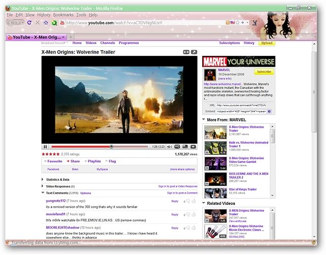 Watch YouTube Videos in Cinema Style in Firefox