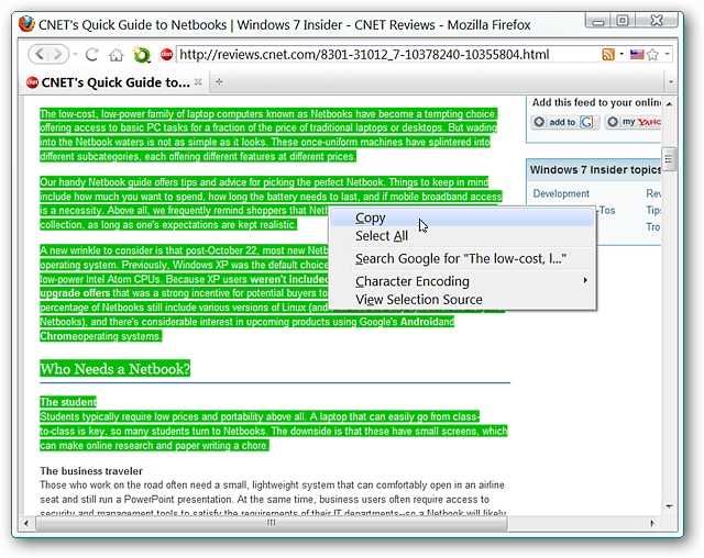 Remove Text Formatting in Firefox the Easy Way