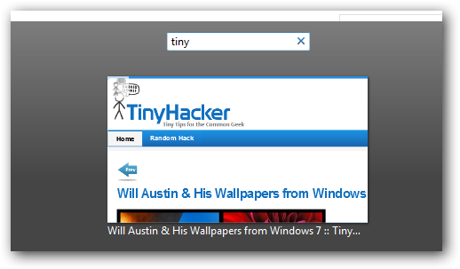 Firefox Ctrl+Shift+Tab Filter