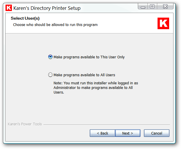 Print Detailed Directory Information with Karen’s Directory Printer