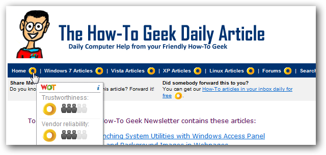 WOT Rankings, the How-To Geek Newsletter, and You