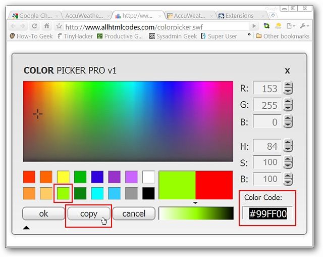 Add Weather Forecasts to Google Chrome