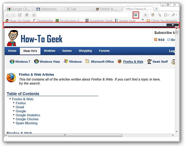 Add IE Tab Integration to Google Chrome