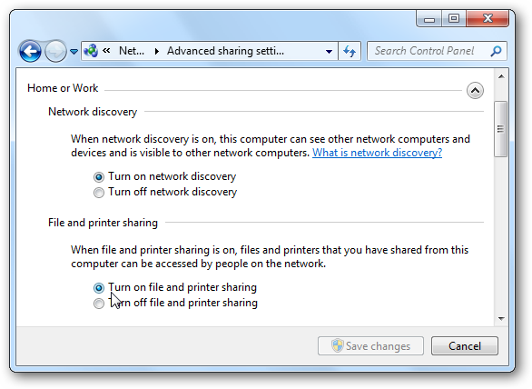 Share a Printer Between Windows 7 Machines Not in the Same Homegroup