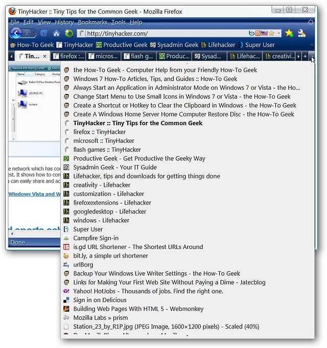 Add a Search Box to the Drop-Down Tab List in Firefox