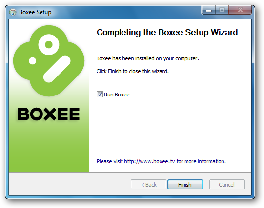 Integrate Boxee with Media Center in Windows 7
