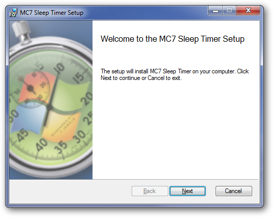 Add a Sleep Timer to Windows 7 Media Center