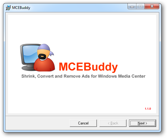 Convert Video and Remove Commercials in Windows 7 Media Center with MCEBuddy 2x