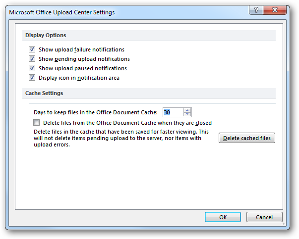 Manage Sending 2010 Documents To The Web With Office Upload Center