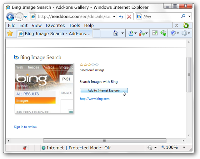 Find Content Related Images in Internet Explorer 8