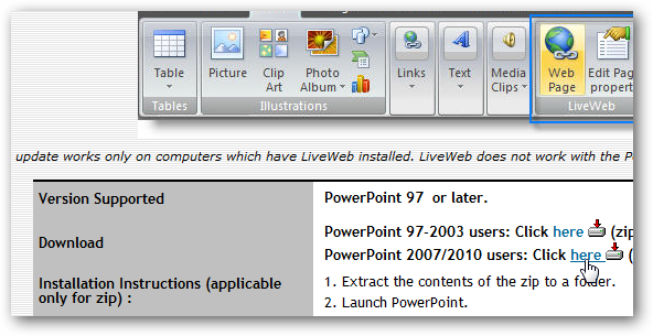 How To Add Live Web Pages In Powerpoint Presentation