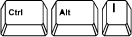 ctrl alt I