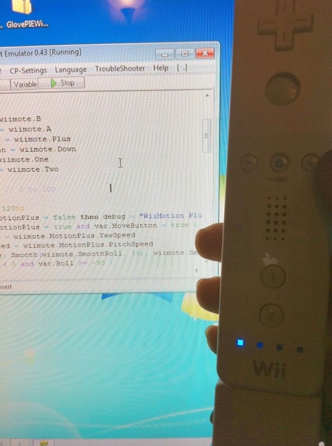 paired wii remote