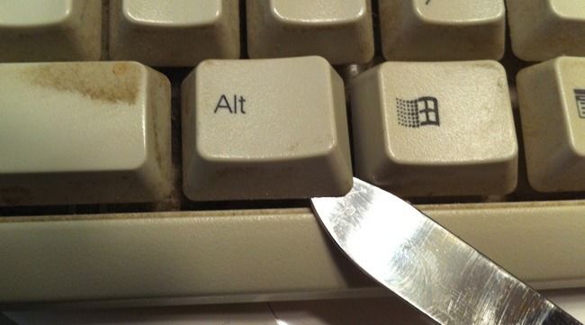 Use a tool to remove keys (on certain types of keyboards)
