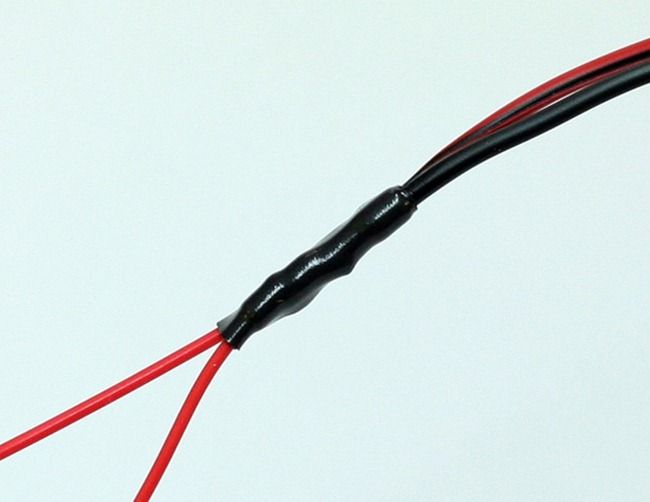 Heat Shrink Tubing To Heater Block Lead Connection