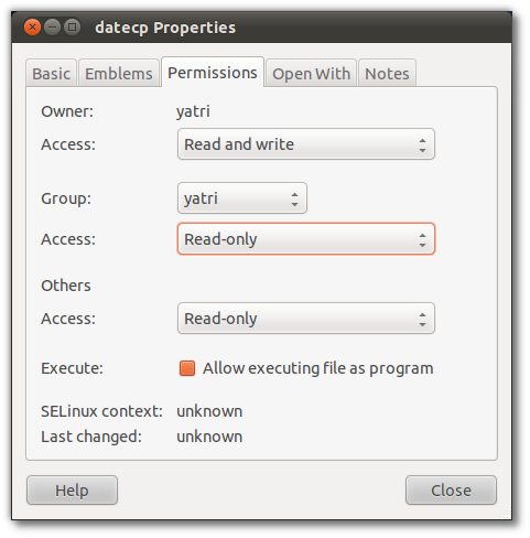 ubuntu permissions