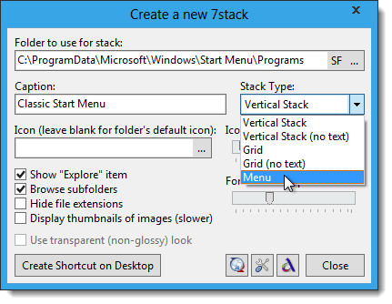 08_selecting_menu_as_stack_type