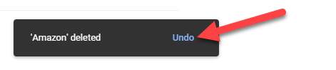 Click the "Undo" button.